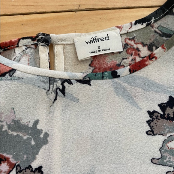 Wilfred Aritzia Cambrai Floral Top S - Picture 4 of 12